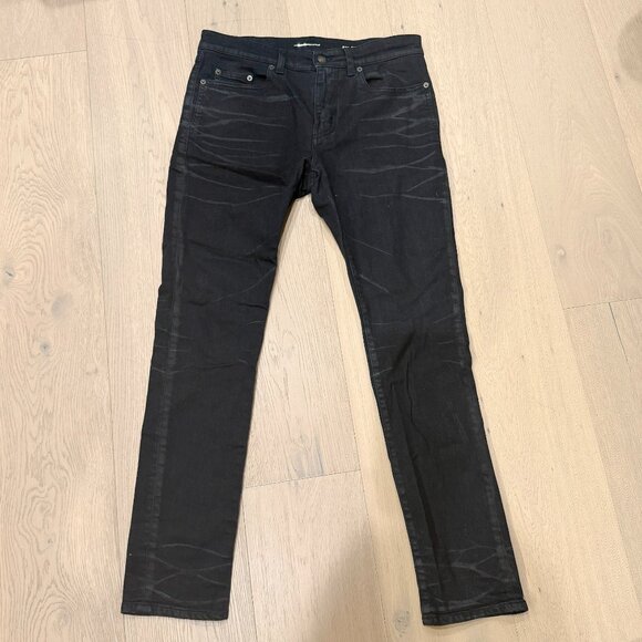 SAINT LAURENT D21 SLIM FIT MEDIUM WAIST MEN'S JEANS 32 D21 W/SL-MW - Picture 1 of 16
